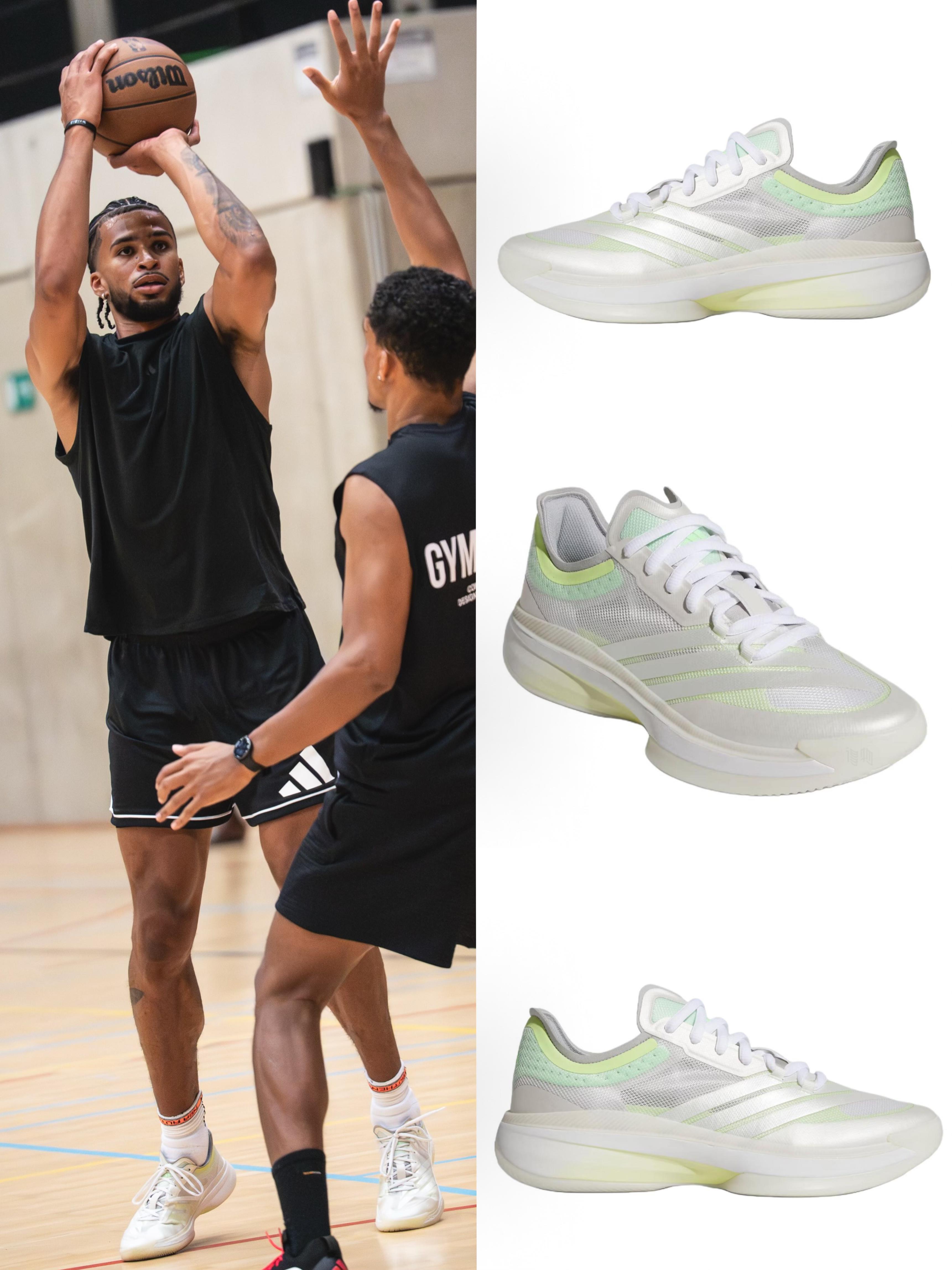 卡马拉训练上脚adidas Adizero Select 3.0